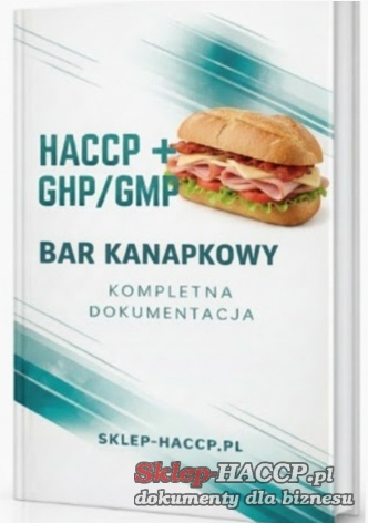 bar kanapkowy , haccp bar kanapkowy
