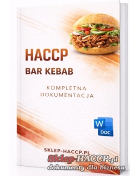 bar kebab HACCP