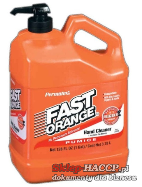 Fast Orange - emulsja do szybkiego mycia rąk