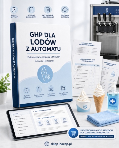 instrukcje ghp dla lodów z automatu