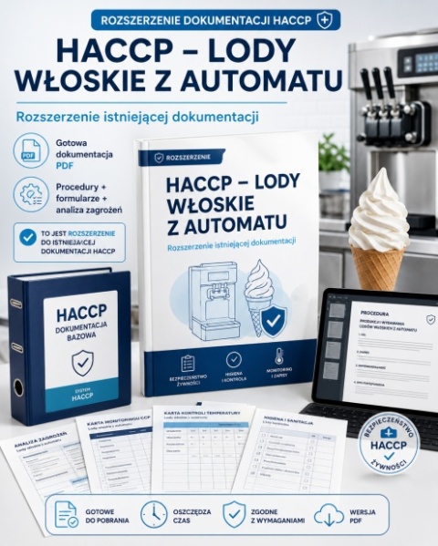 haccp lody z automatu