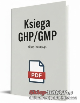 Księga ghp gmp dla lodziarni, ghp budka z lodami