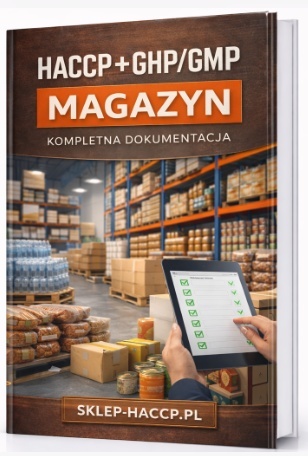 Magazyn art. spożywczych - HACCP GHP GMP