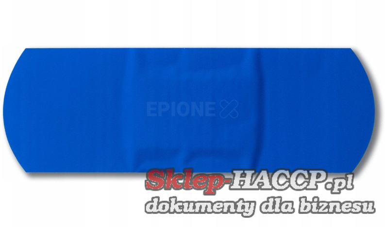 Wykrywalny plaster w kolorze niebieskim HACCP