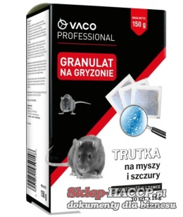 Trutka na myszy szczury saszetki 10x15gr granulat VACO PRO 150gr