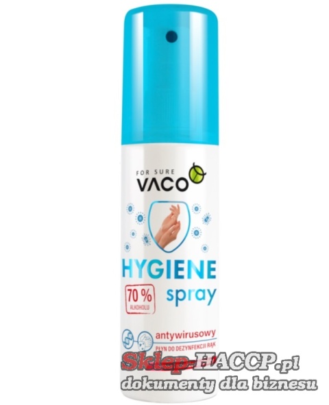 VACO Hygiene Spray - Aerozol do dezynfekcji rąk - 100 ml