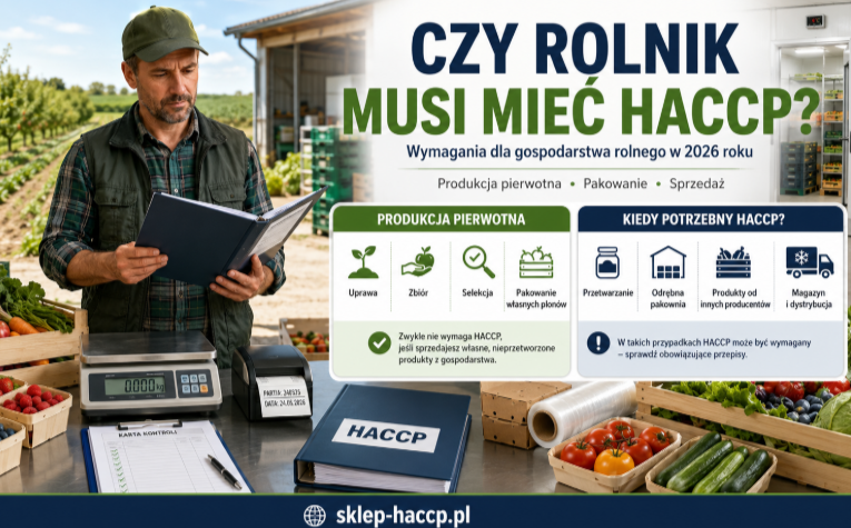 Czy rolnik musi mieć HACCP? Wymagania dla gospodarstwa rolnego w 2026 roku