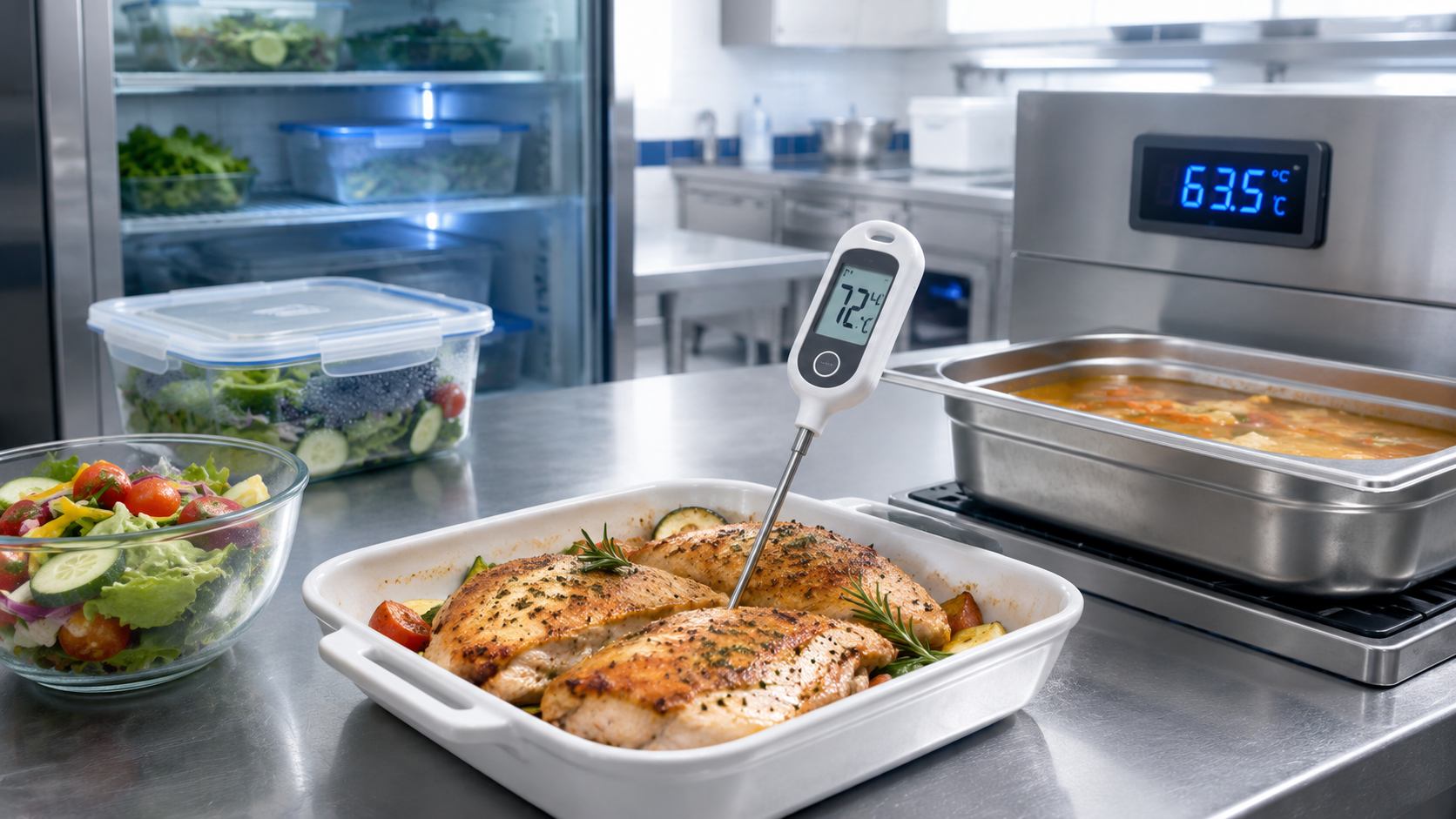 Temperatury potraw według HACCP – przechowywanie, obróbka cieplna i wydawanie posiłków
