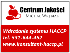 Wdrażanie HACCP, system HACCP, dokumentacja HACCP, Centrum Jakości, Księga HACCP, wdrażanie systemu haccp
